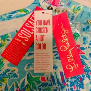 BRAND NEW Lilly Pulitzer dress with TAGS! Beautiful print!
